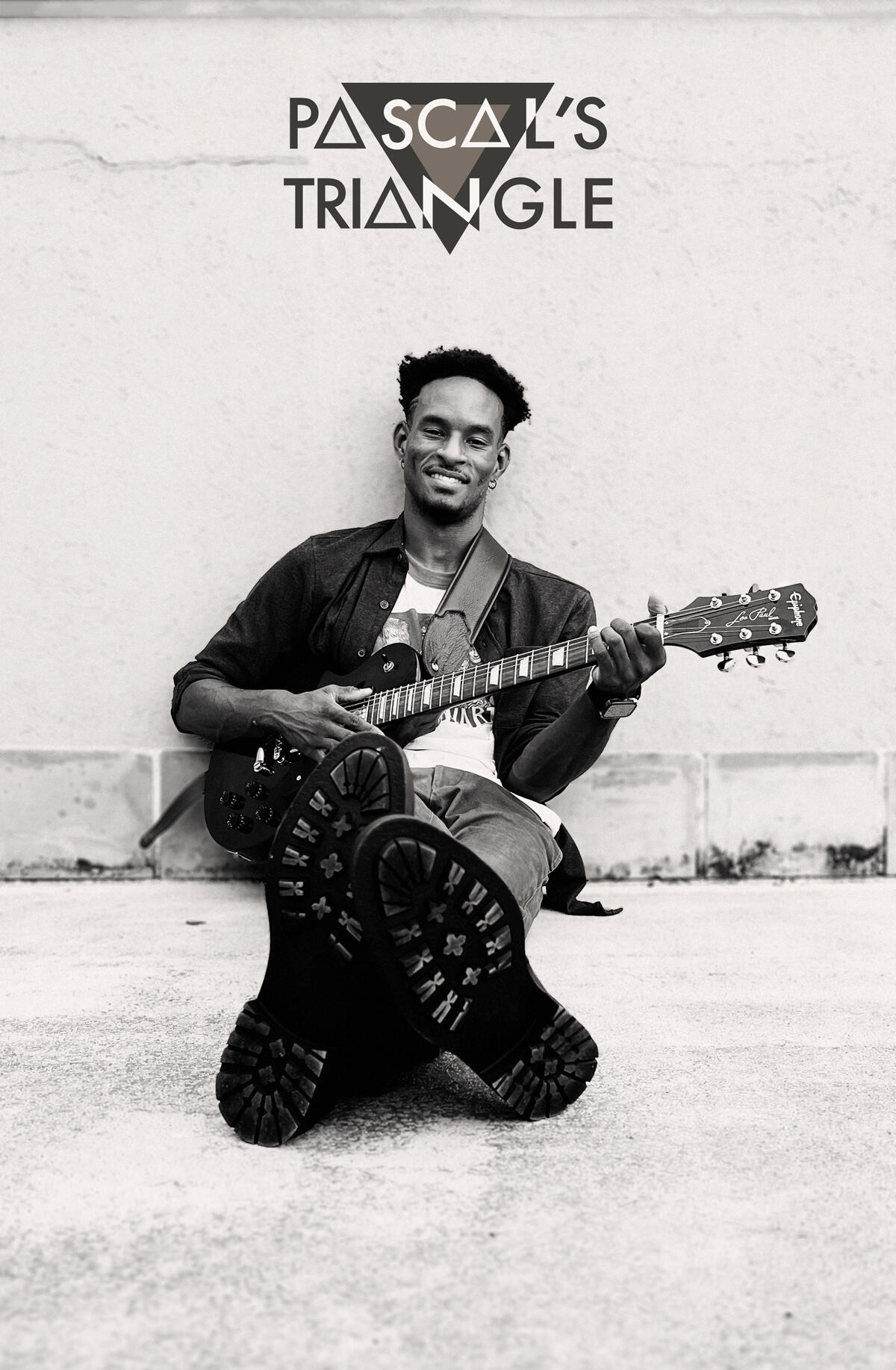 Pascal T bw photo of band frontman Pascal T