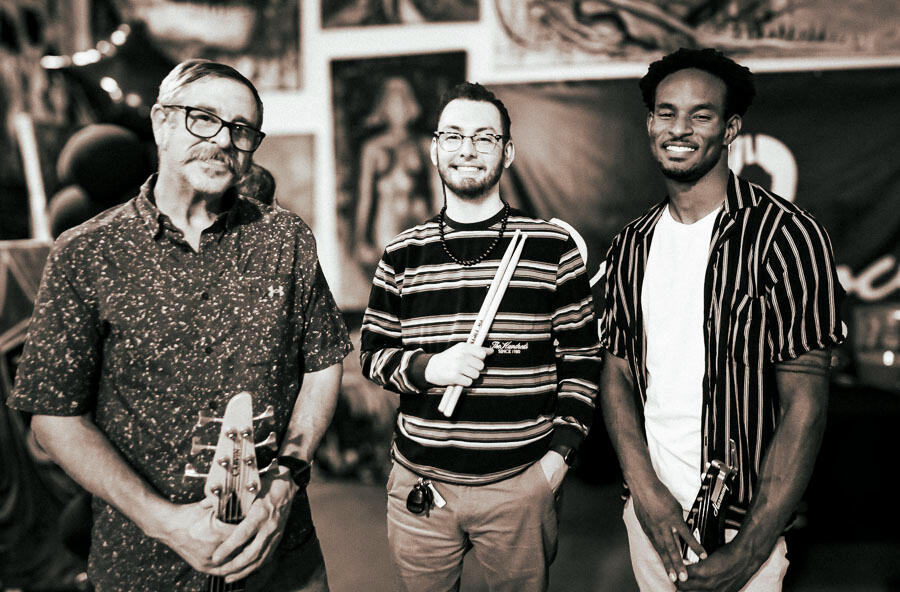 Pascal's Triangle members: Dusty O'Day, Jack Thibodeaux, and Pascal T